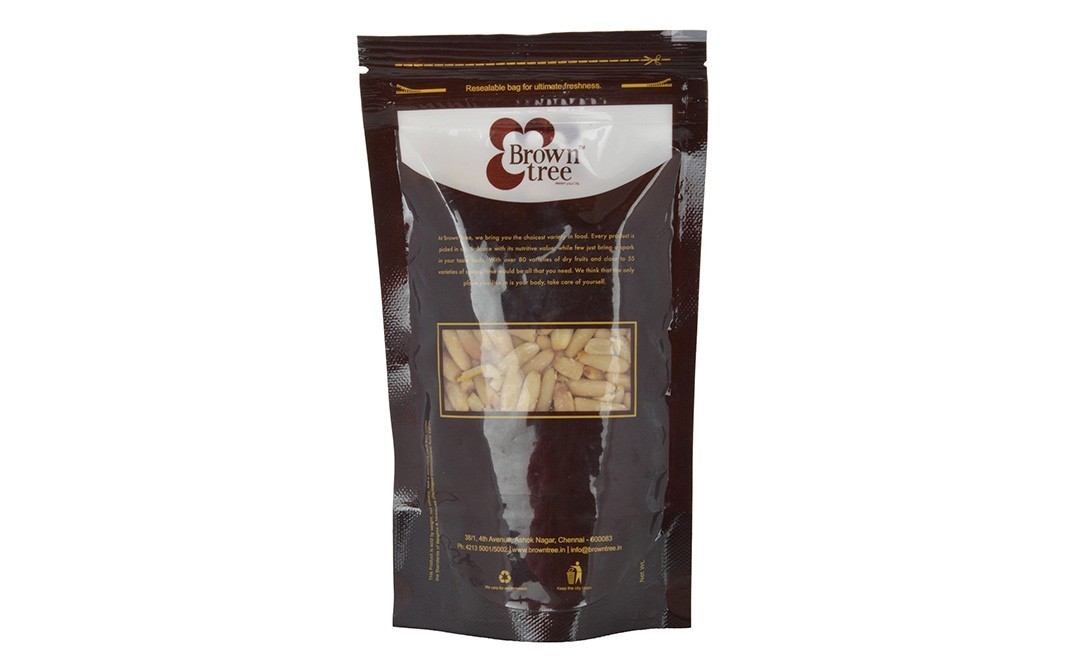 Brown Tree Pine Nuts Seeds    Pack  100 grams